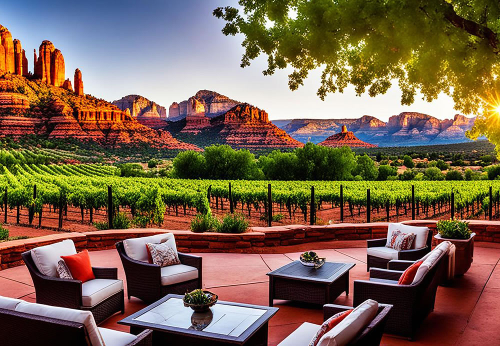 Sedona red rock wine trails